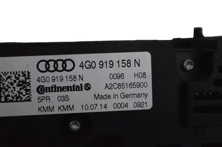Audi A7 S7 4G (2010 - 2014) 4G0919158N Управление климат контролем — фото 4