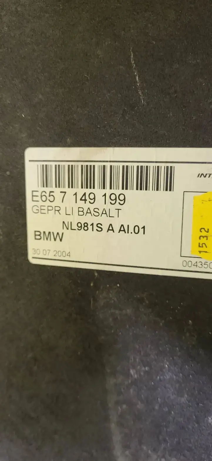 BMW 7 E65 E66 (2001 - 2008) 7149199 Прочие детали салона — фото 3