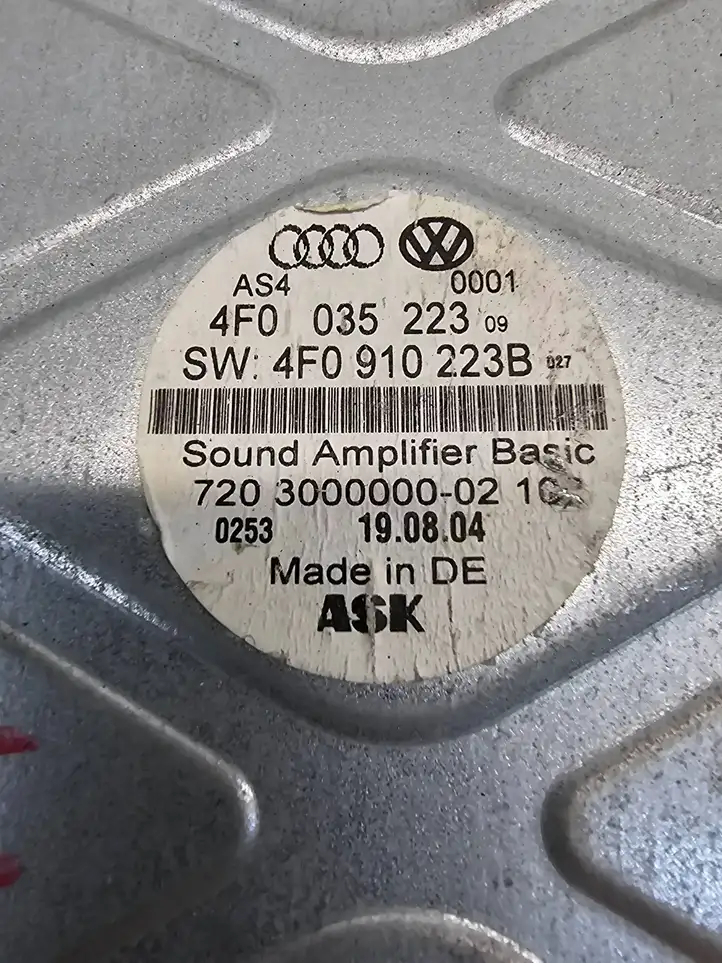 Audi A6 S6 C6 4F (2008 - 2011) 4F0035223 Усилитель звука — фото 3