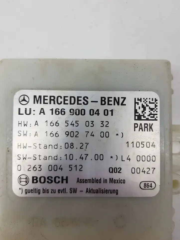 Mercedes-Benz ML W166 (2012 - 2017) A1665450332 Блок управления парктрониками — фото 3