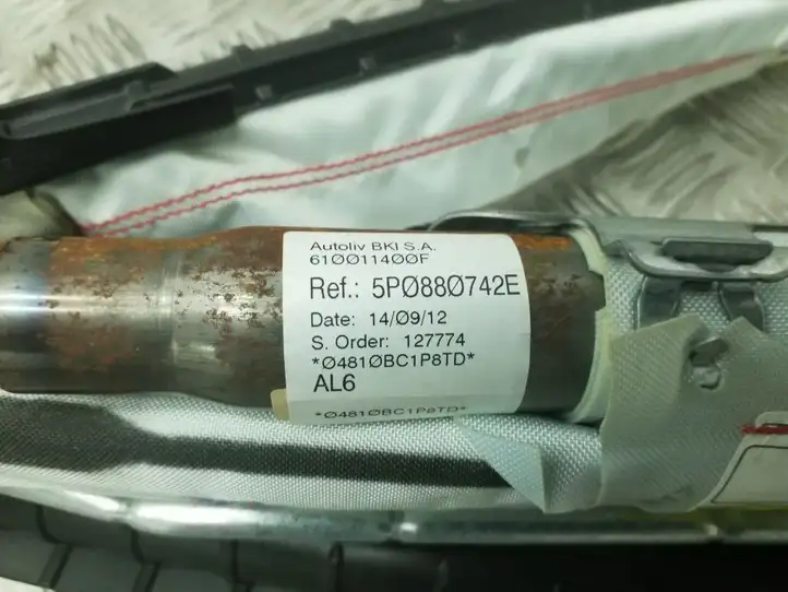 Seat Altea (2009 - 2015) 5P0880742E Боковая подушка безопасности шторка — фото 4
