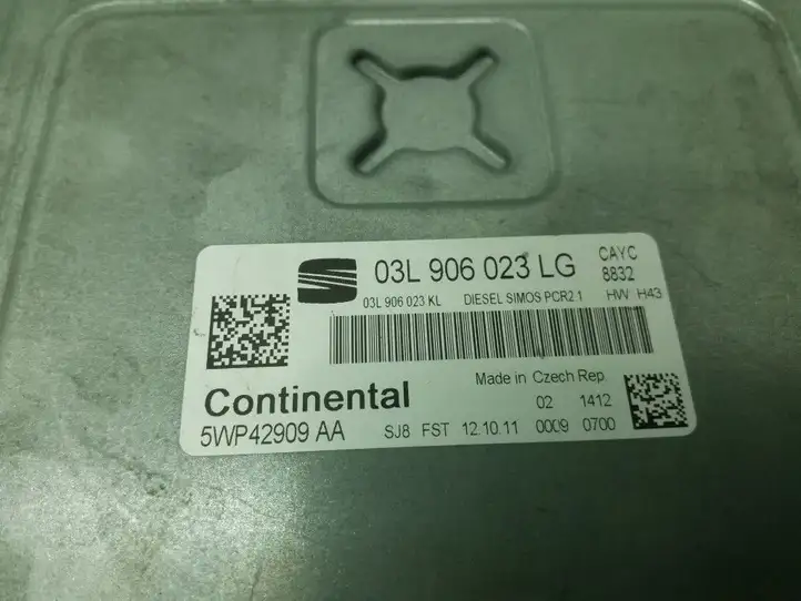 Seat Leon (1P) (2005 - 2012) 03L906023LG Блок управления двигателем (ECU) — фото 2