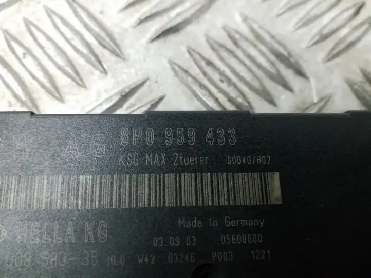 Audi A3/S3 8P (2004 - 2008) 8P0959433 Модуль комфорта — фото 4