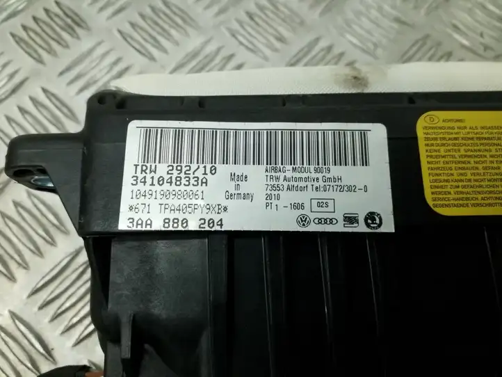 Volkswagen PASSAT B7 (2011 - 2014) 3AA880204 Подушка безопасности пассажира — фото 2