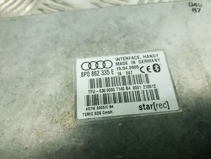 Audi A3/S3 8P (2004 - 2008) 8P0862335E Bluetooth модуль — фото 2