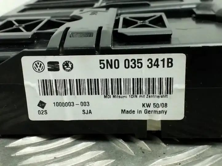 Volkswagen Golf VI (2009 - 2013) 5N0035341B Контроллер мультимедийной системы — фото 4