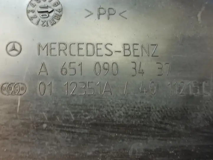 Mercedes-Benz E W212 (2009 - 2016) A6510903437 Дефлектор воздуха — фото 5