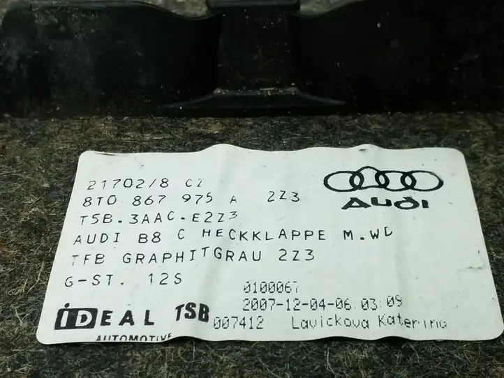 Audi A5 8T 8F (2007 - 2011) 8T0867975A Основной отделочный щит — фото 3