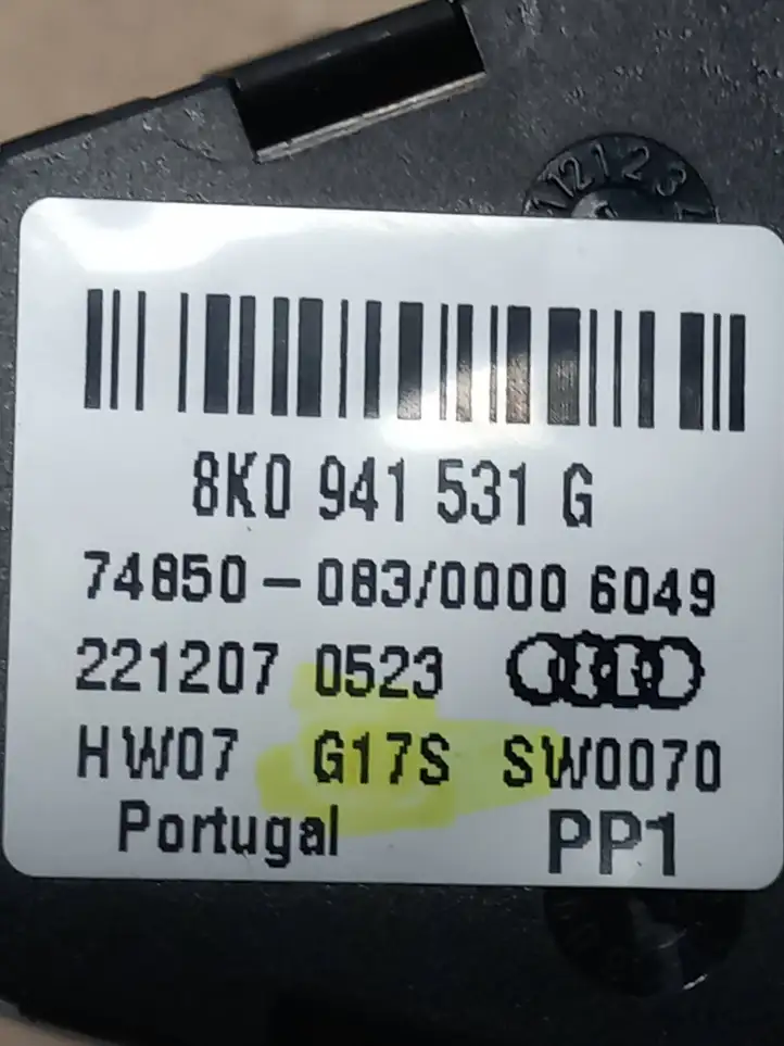 Audi A4 S4 B8 8K (2007 - 2011) 8K0941531G Включатель фонарей — фото 3