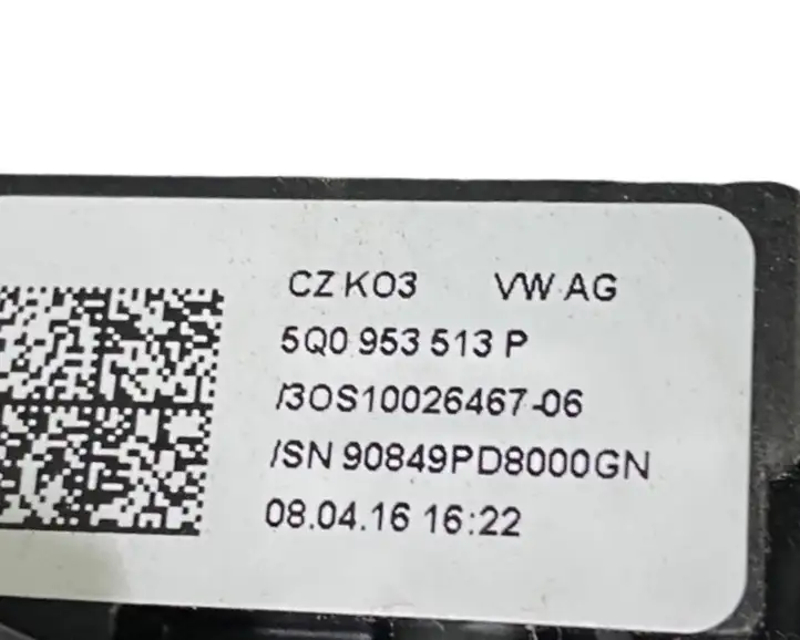 Volkswagen Golf VII (2013 - 2019) 5Q0953513P Контактное кольцо SRS — фото 8