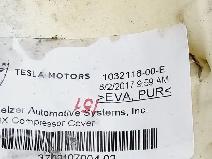 Tesla Model S (2016 - 2021) 103211600E Компрессор (насос) кондиционера воздуха — фото 2