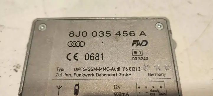 Audi A5 8T 8F (2007 - 2011) 8J0035456A Блок управления антеннами — фото 3
