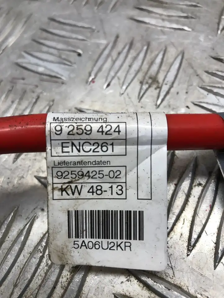 BMW 4 F32 F33 (2013 - 2017) 9259425 Плюсовой провод аккумулятора — фото 6