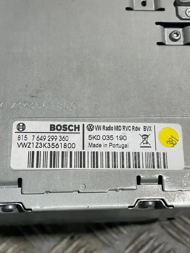 Volkswagen PASSAT B7 (2011 - 2014) 5K0035190 Магнитола / мультимедийная система — фото 3