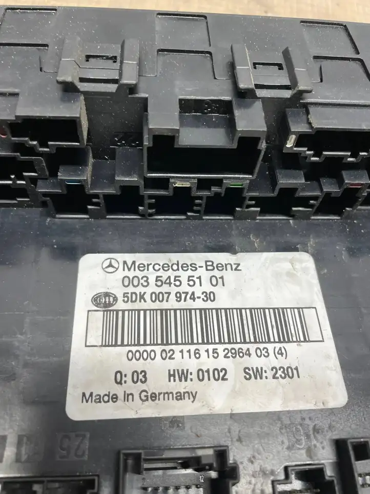 Mercedes-Benz C W203 (2000 - 2007) 0035455101 Модуль комфорта — фото 3