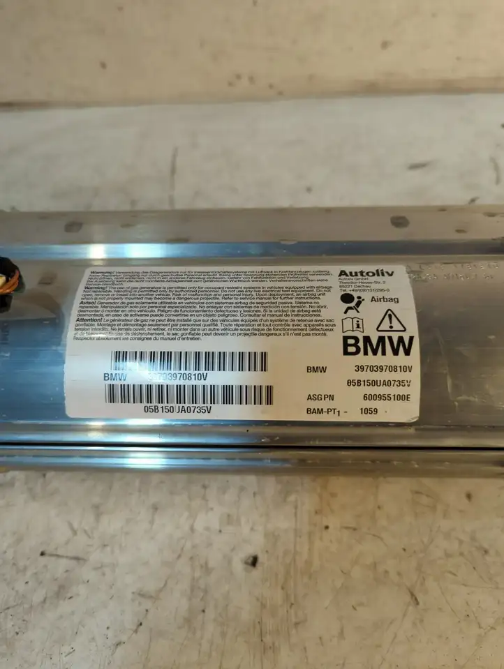BMW 5 E60 E61 (2004 - 2010) 39703970810V Подушка безопасности пассажира — фото 5