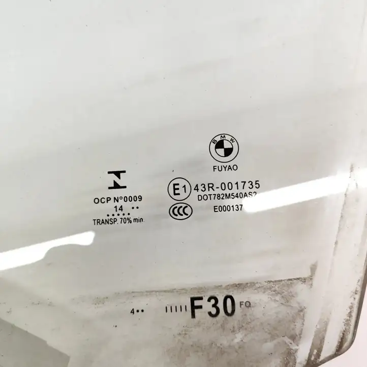 BMW 3 F30 F35 F31 (2012 - 2018) 7259825 Стекло передней двери — фото 6