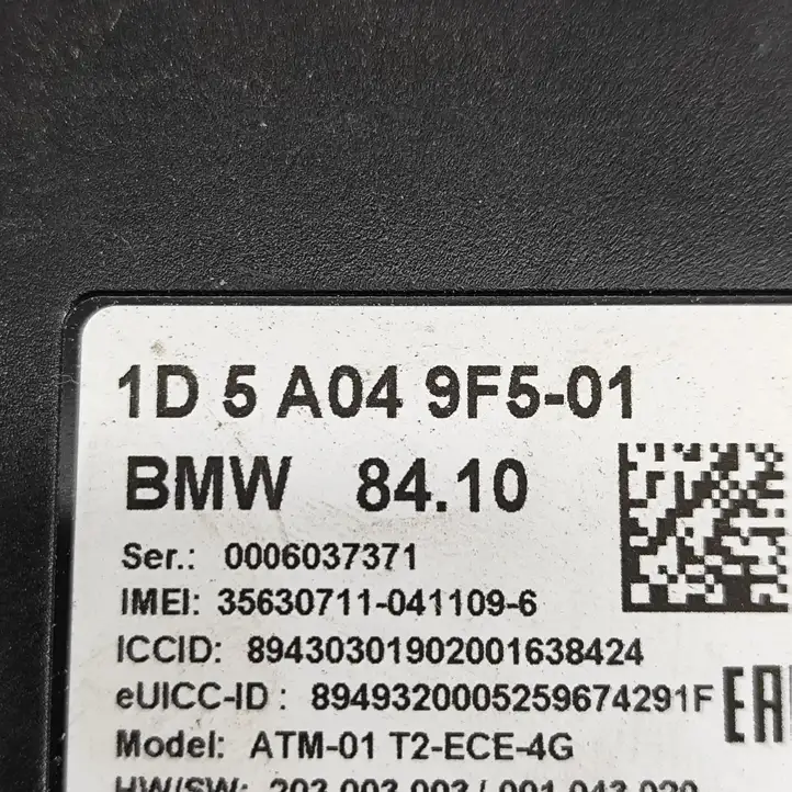 BMW i3 (2013 - ) 5A049F501 Bluetooth модуль — фото 6