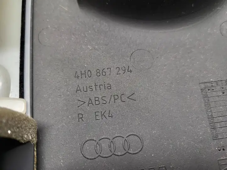Audi A8 S8 D4 4H (2013 - 2017) 4H0867240 Верхняя обшивка стойки B — фото 5