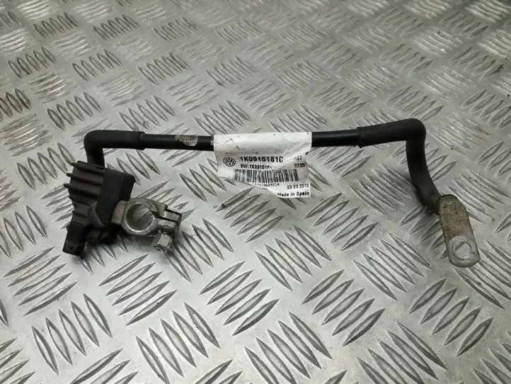 Seat Leon (1P) (2005 - 2012) 1K0915181C Минусовой провод аккумулятора — фото 5