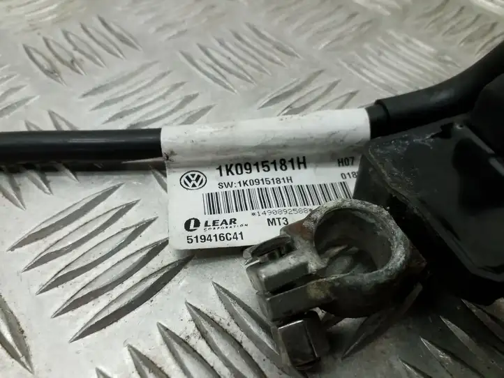 Volkswagen PASSAT B7 (2011 - 2014) 1K0915181H Минусовой провод аккумулятора — фото 5