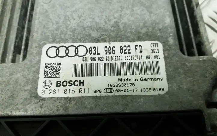 Audi A3/S3 8P (2008 - 2013) 03L906022FD Блок управления двигателем (ECU) — фото 3