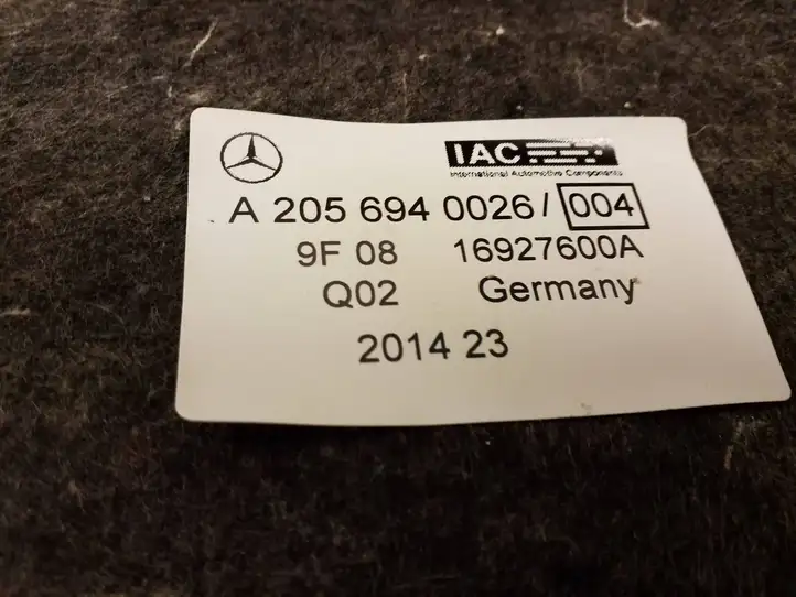 Mercedes-Benz C W205 (2014 - 2021) A2056940028 Прочая отделка багажника — фото 2