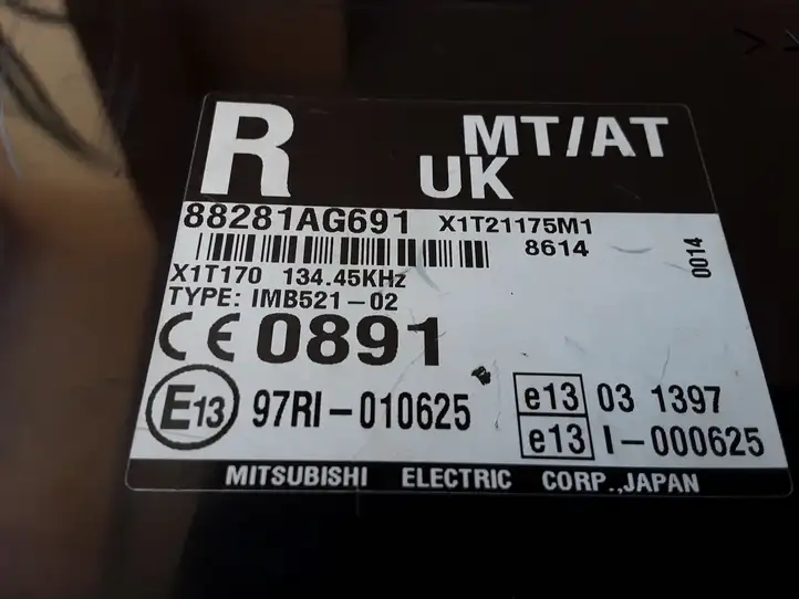 Subaru Outback (2007 - 2009) 88281AG691 Модуль комфорта — фото 2