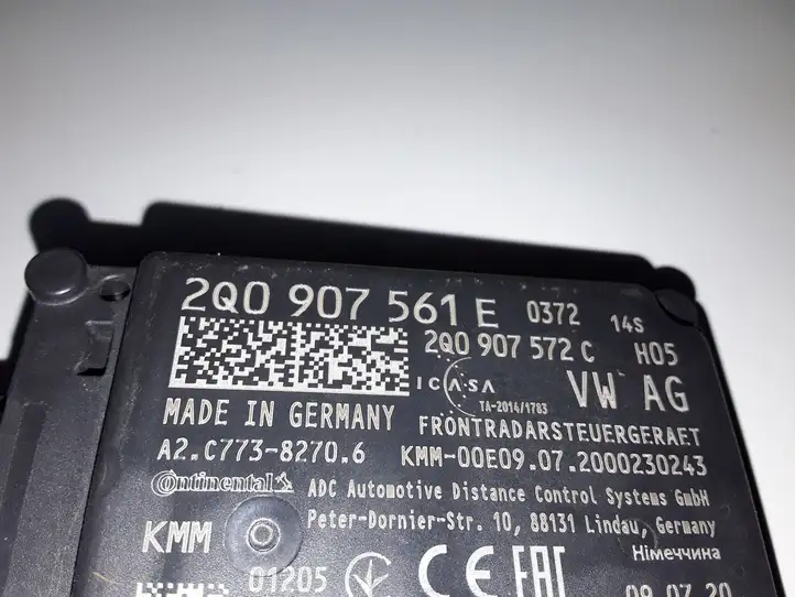 Audi Q2 - (2016 - ) 2Q0907561E Радар Distronic — фото 3