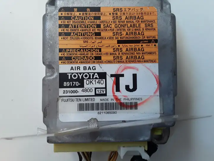 Toyota Hilux (AN10, AN20, AN30) (2008 - 2011) 891700K140 Блок управления SRS — фото 3
