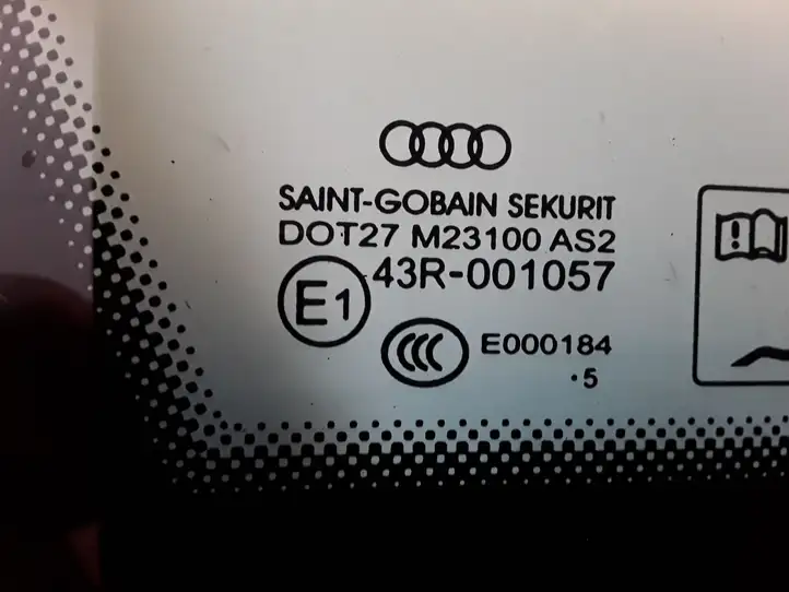 Audi A3/S3 8V (2012 - 2016) E143R001057 Заднее боковое стекло — фото 2