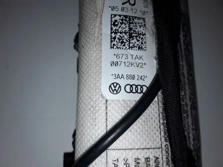 Volkswagen PASSAT B7 (2011 - 2014) 3AA880242 Подушка безопасности сиденья — фото 2
