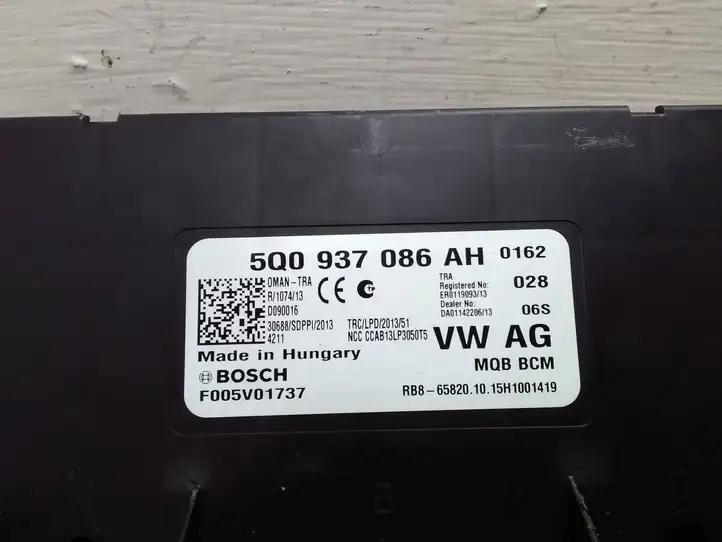 Volkswagen PASSAT B8 (2015 - ) 5Q0937086AH Модуль комфорта — фото 2