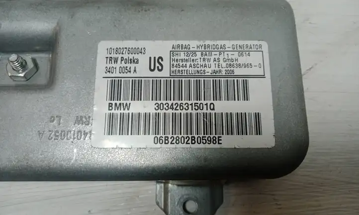 BMW X3 E83 (2003 - 2010) 30342631501Q Подушка безопасности двери — фото 2