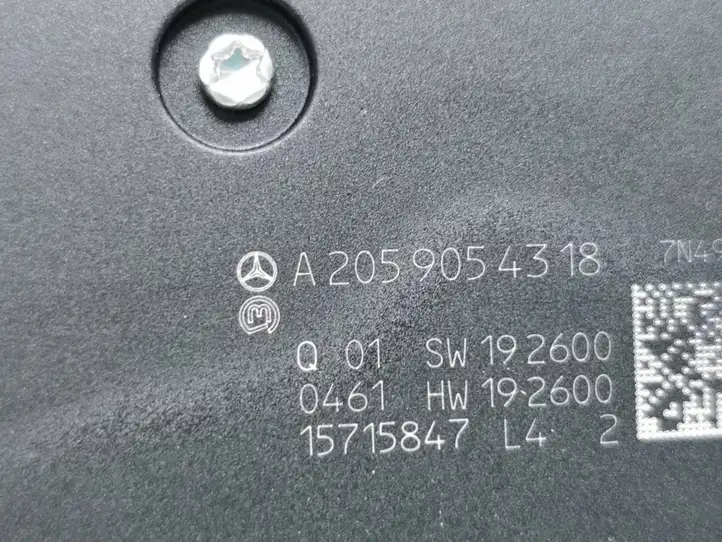 Mercedes-Benz EQC (2018 - ) A2059054318 Управление регулеровки сидений — фото 4