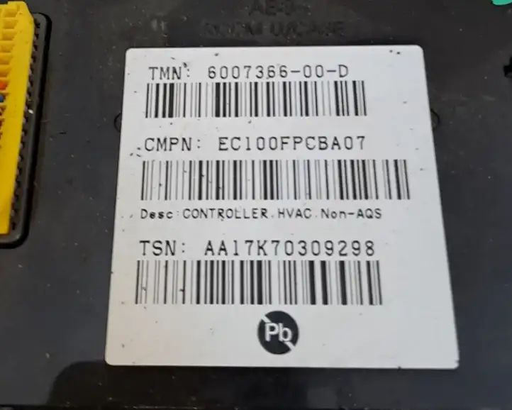 Tesla Model X (2015 - 2021) 111613300B Комплект системы вентиляции салона — фото 3