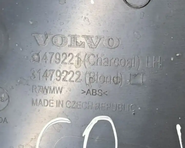 Volvo V60 (2018 - ) 31479221 Нижняя обшивка стойки B — фото 9