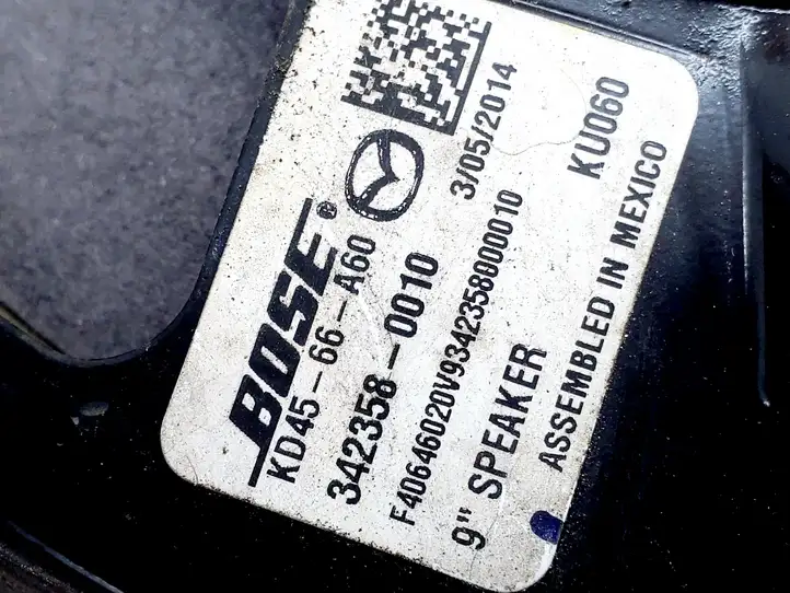 Mazda 6 (2012 - 2015) KD4566A60 Динамики передних дверей — фото 4