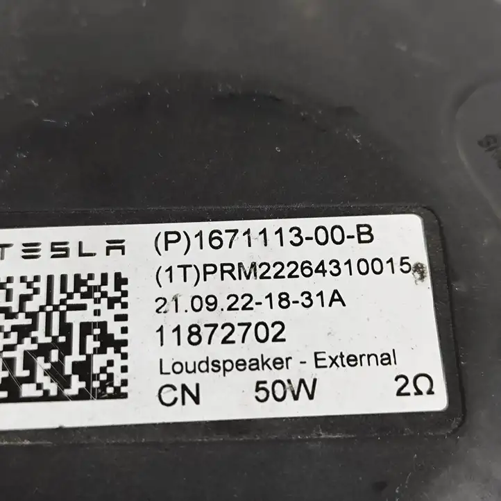 Tesla Model 3 (2017 - 2023) 167111300B Динамик парктроника (PDC) — фото 6