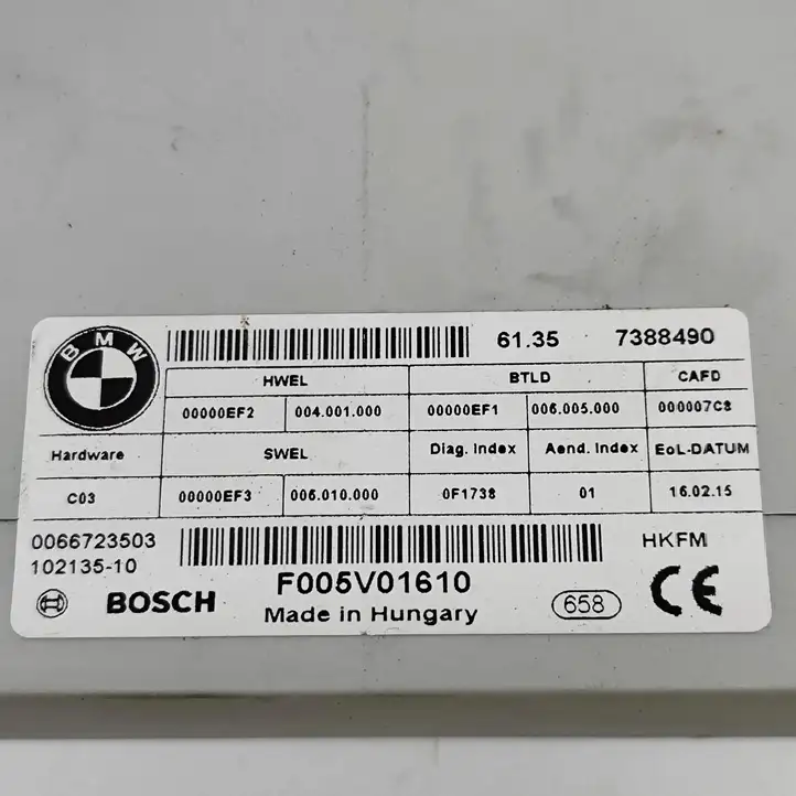 BMW 3 F30 F35 F31 (2012 - 2018) 7388490 Блок управления крышкой багажника — фото 7