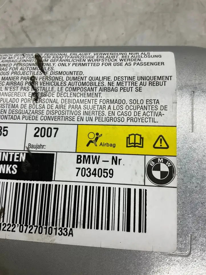 BMW 5 E60 E61 (2004 - 2010) 7034059 Подушка безопасности задней двери — фото 6
