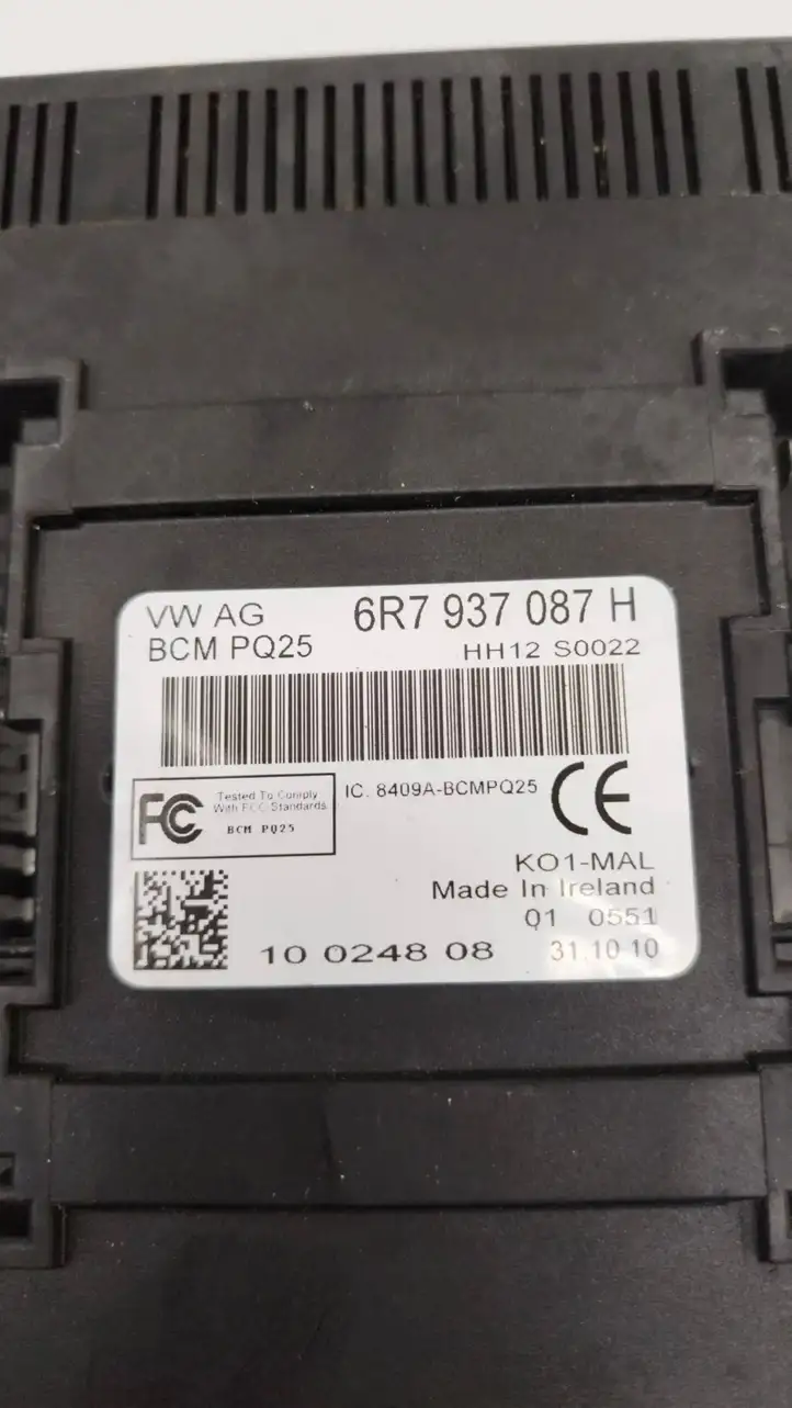 Skoda Roomster (5J) (2010 - 2015) 6R7937087H Модуль комфорта — фото 3