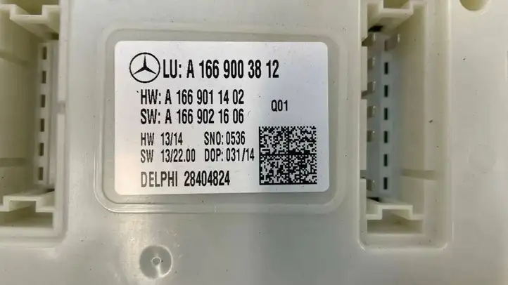 Mercedes-Benz ML W166 (2012 - 2017) A1669003812 Блок SAM — фото 3