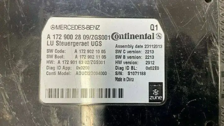 Mercedes-Benz ML W166 (2012 - 2017) A1729002809 Прочие блоки управления — фото 4