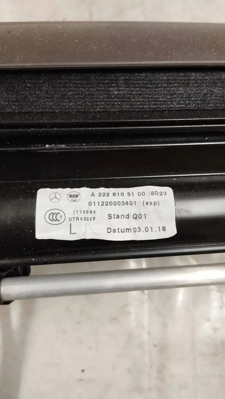 Mercedes-Benz S W222 (2013 - ) A2228105100 Солнцезащитная шторка задней двери — фото 7