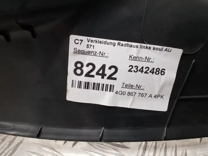 Audi A6 C7 (2011 - 2014) 4G0867767A Нижняя боковая отделка заднего сиденья — фото 4