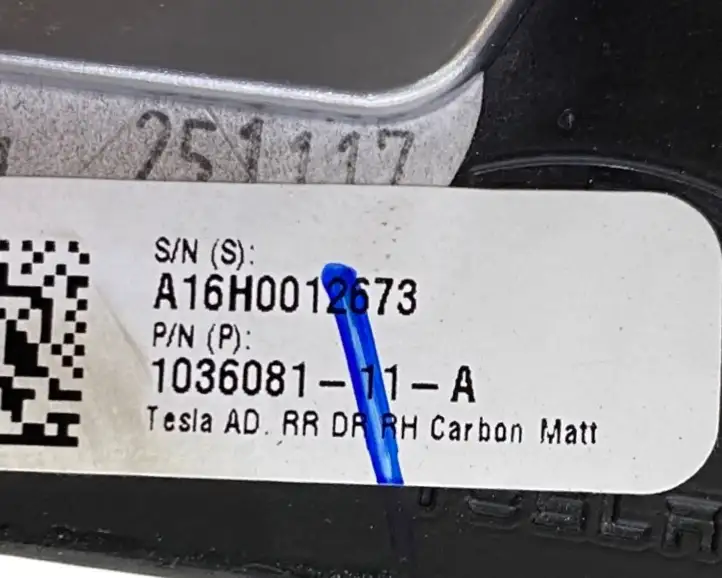 Tesla Model X (2015 - 2021) 103608111A Накладка кнопки стеклоподъемника — фото 6