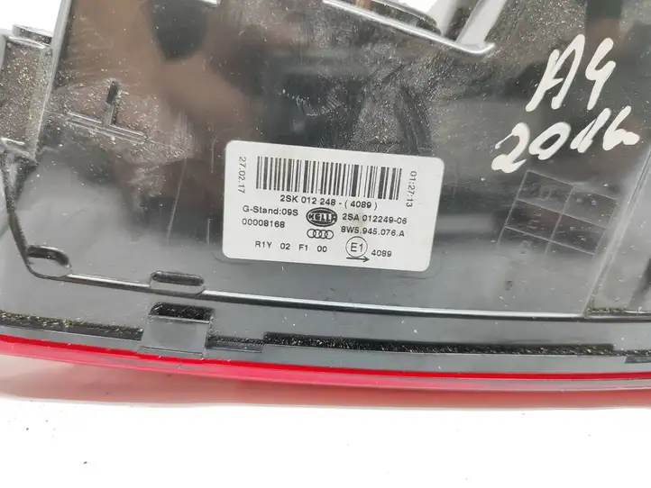 Audi A4 S4 B9 (2015 - 2019) 89180000 Задний фонарь в крышке багажника — фото 4