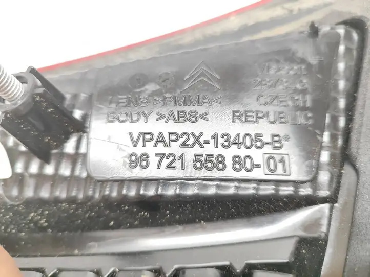 Citroen C4 (2011 - 2016) 9672155880 Задний фонарь в крышке багажника — фото 3