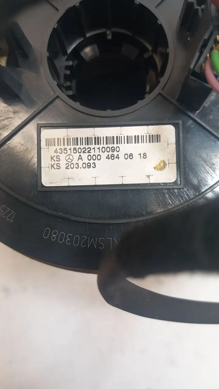 Mercedes-Benz C W203 (2000 - 2007) A2095400145 Контактное кольцо SRS — фото 4